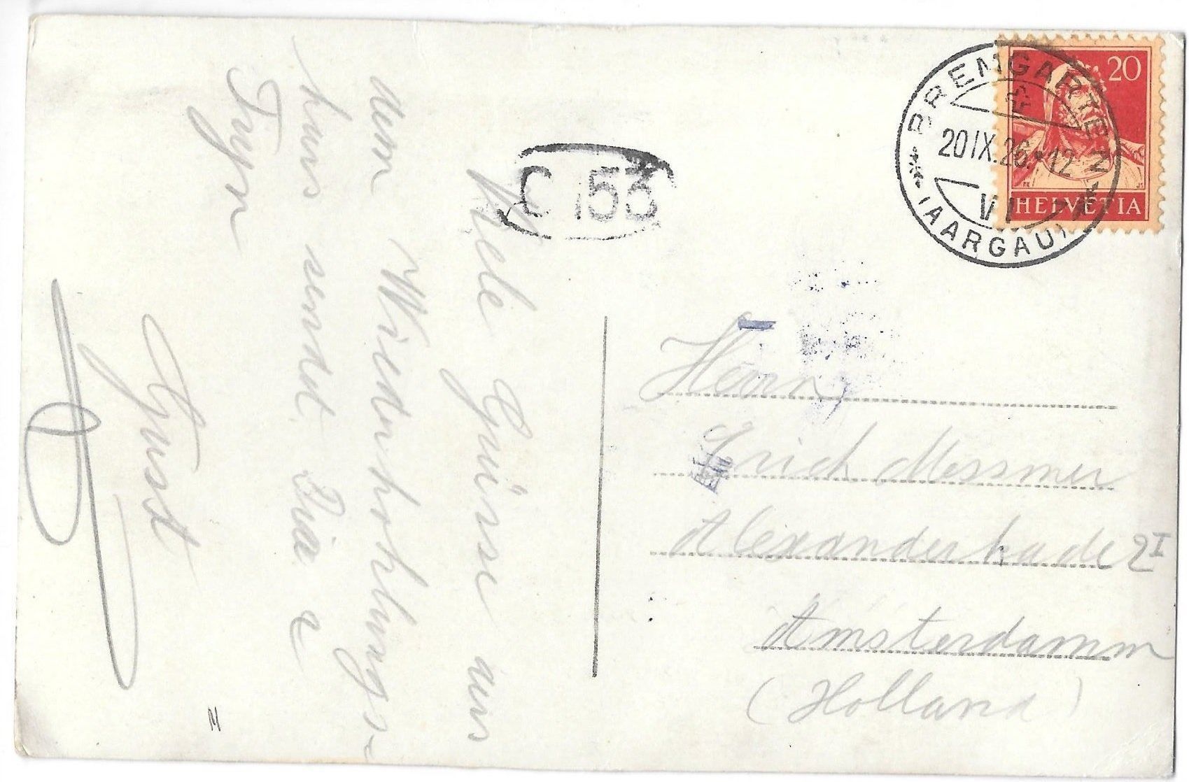 Cartoline postali: Beinwil am See Teilansicht – Usato da Olten venduto da clotaldi 1