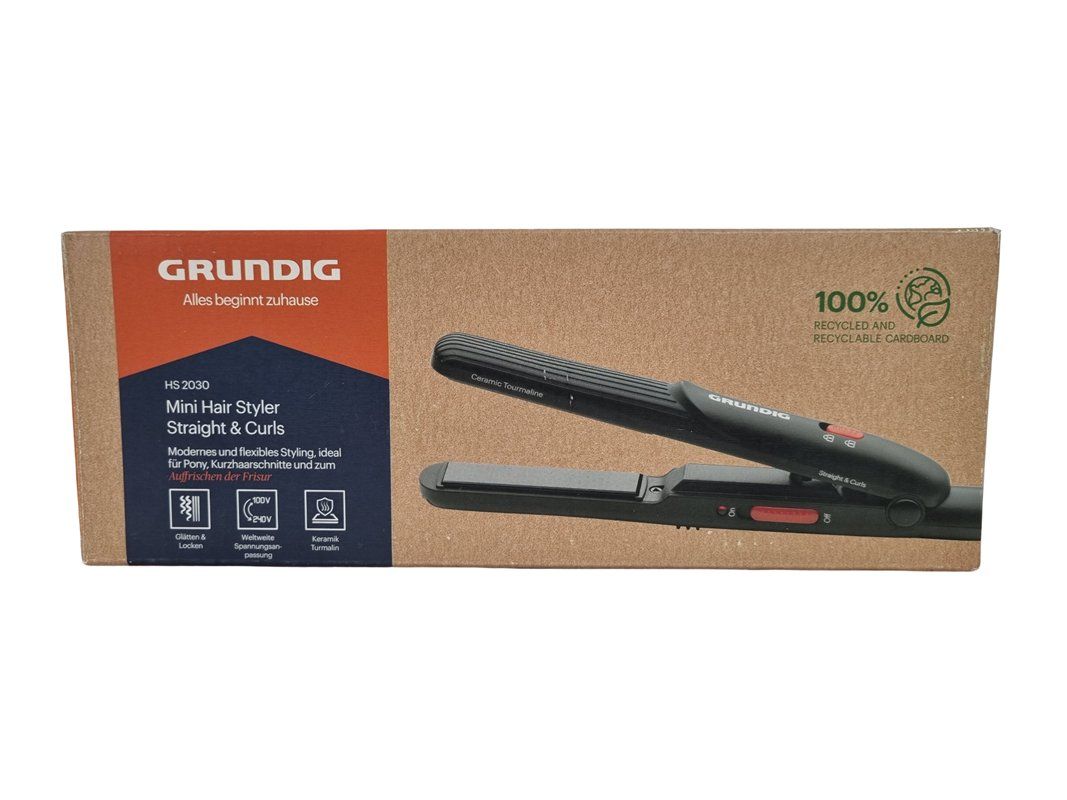 Grundig Piastre & Arricciacapelli: GRUNDIG Mini-Glätteisen HS 2030 – Nuovo (secondo la descrizione) da Wangen b. Olten venduto da Restwert_Wangen 3