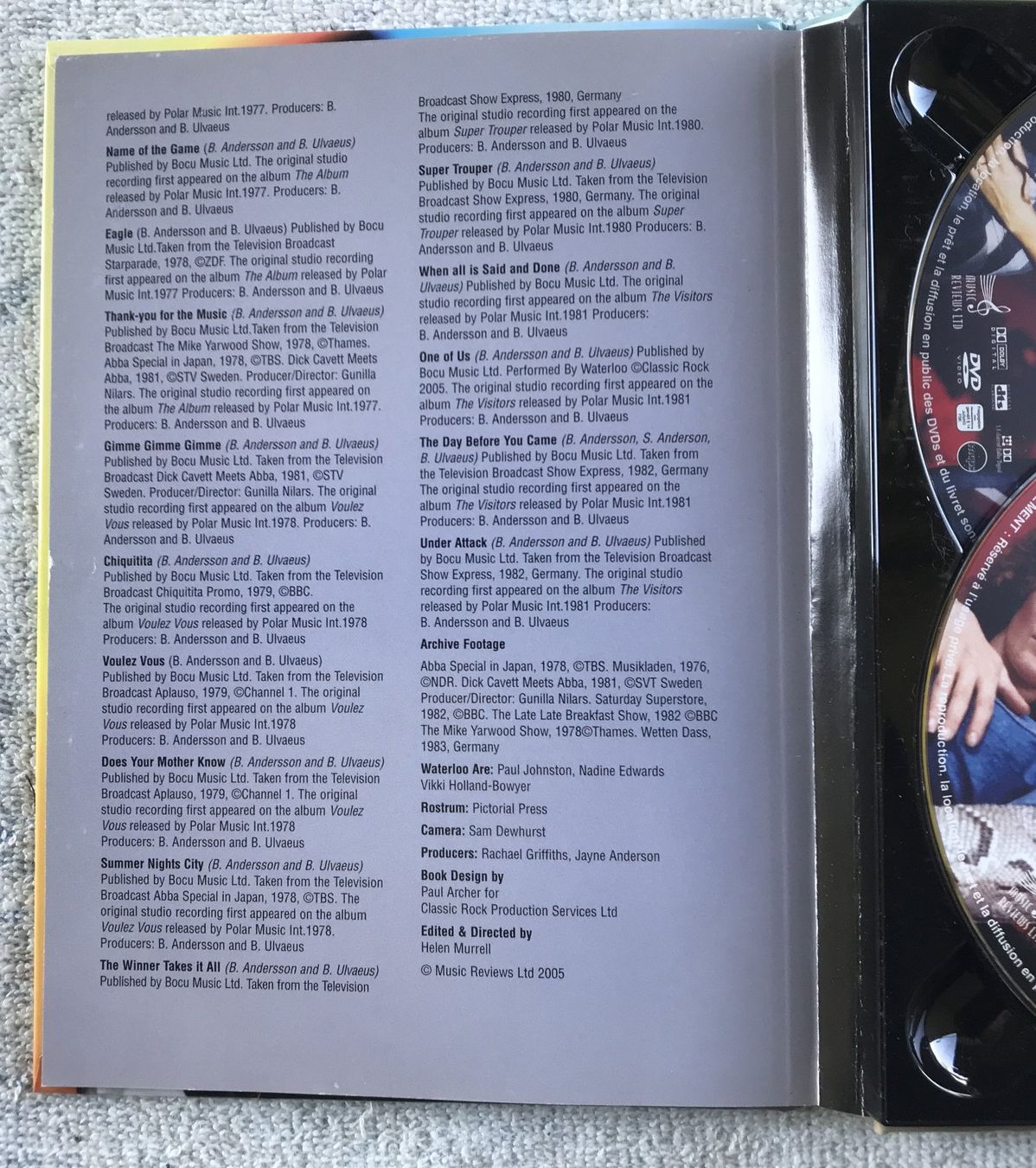 Alle DVDs: ABBA 1973-1982 – Gebraucht aus Ostermundigen von wini63 4