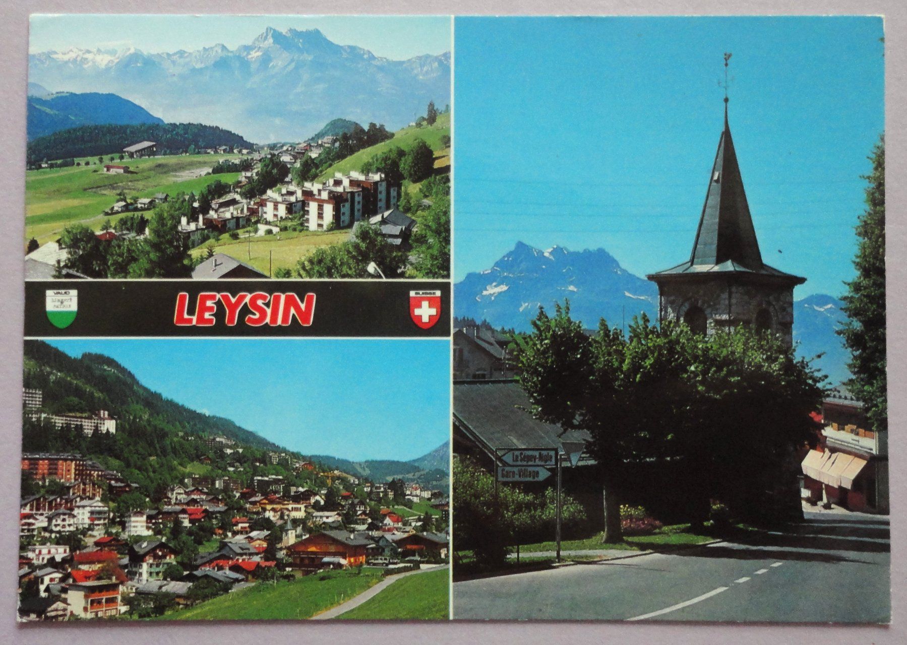 Cartoline postali: Leysin – Usato da Fétigny venduto da Billy2miny