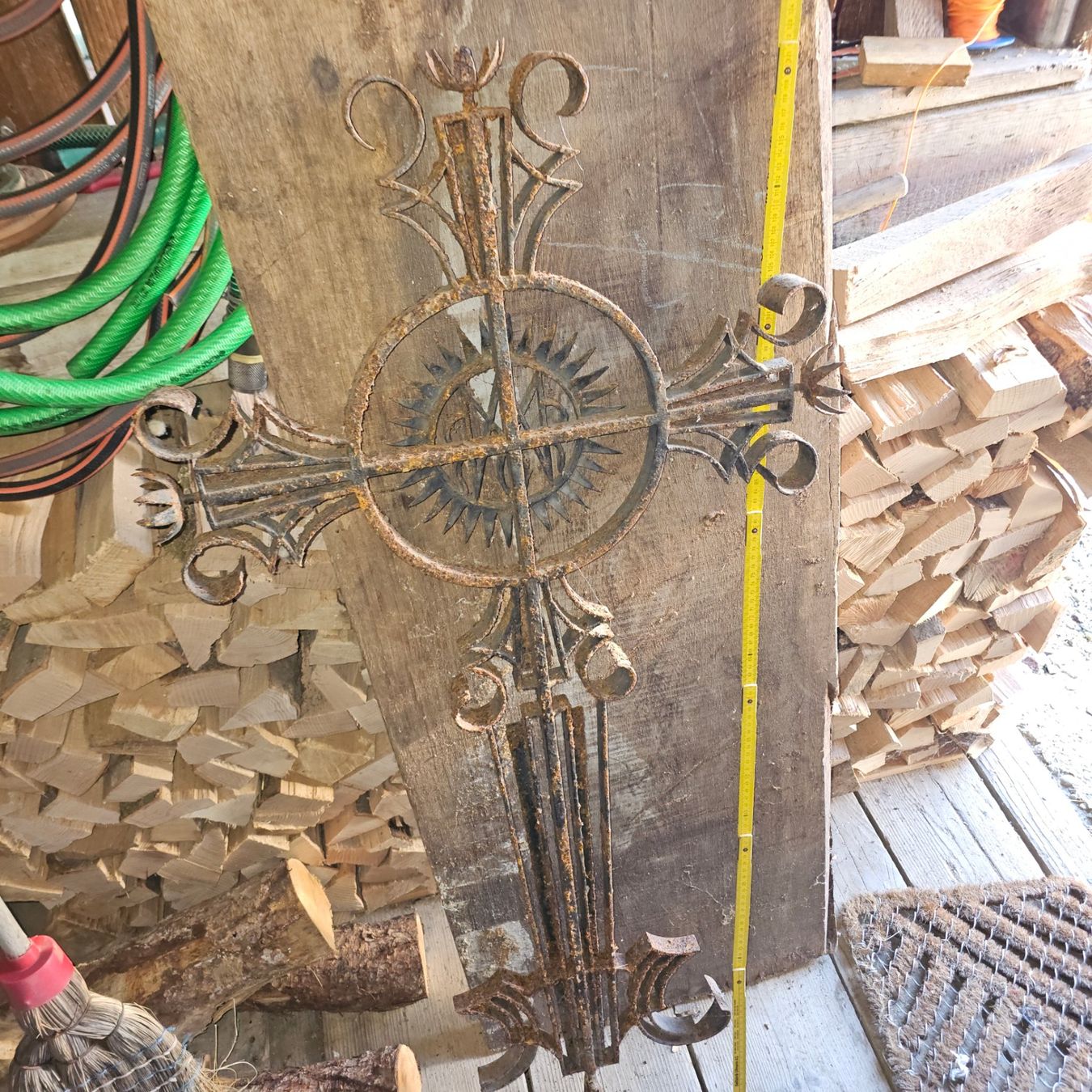 Skulpturen & Statuen: Altes Metallkreuz – Gebraucht aus Büren an der Aare von Flipperfinger88 2