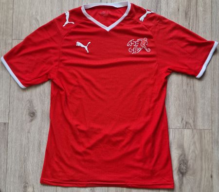 Original PUMA SFV Schweiz Nati Fussballtrikot T-Shirt Gr. S