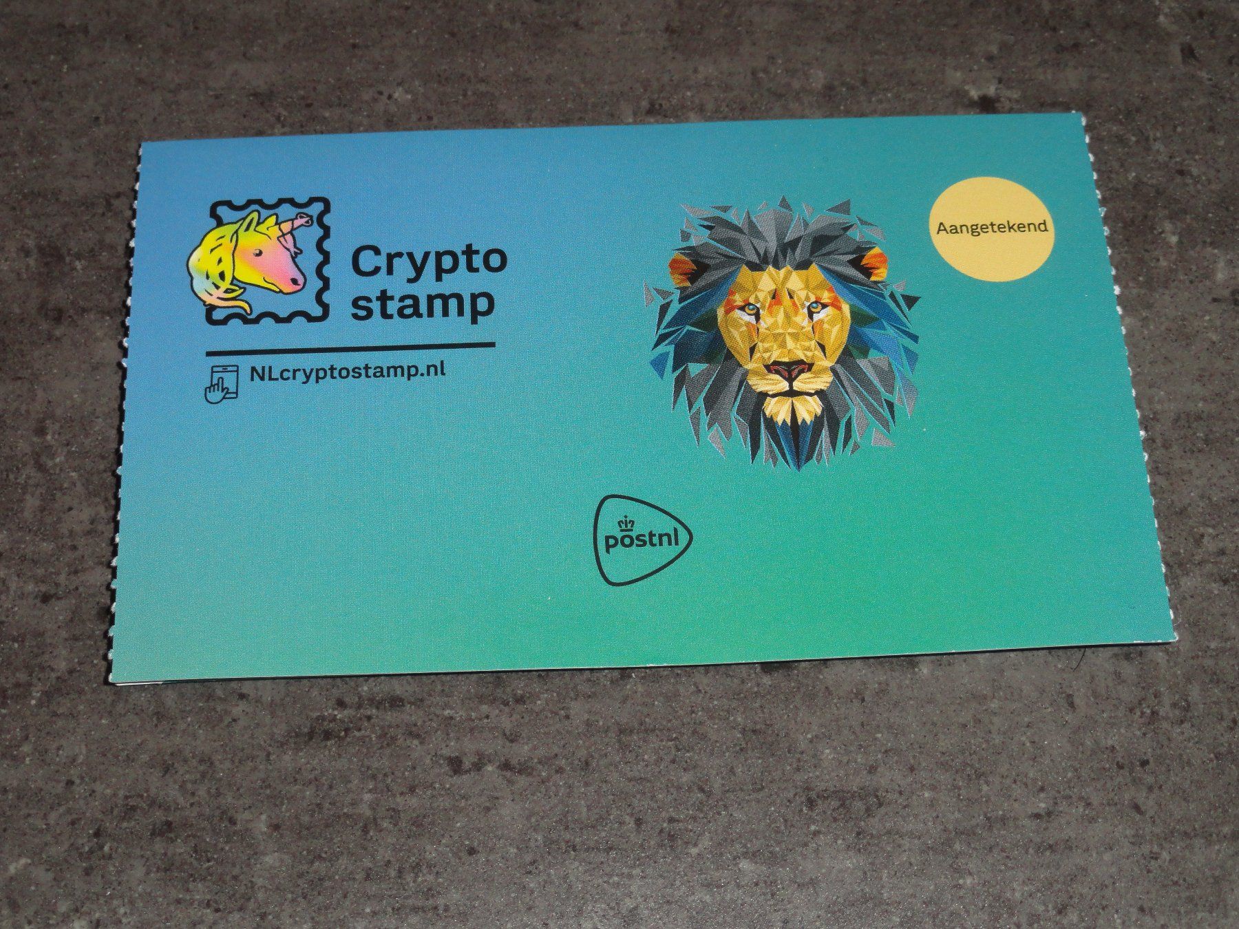 Crypto Stamp 5.1 Niederlande: LÖWE IN SCHWARZ (Neu (gemäss Beschreibung))  in Dagmersellen für CHF 15 – mit Lieferung auf Ricardo kaufen
