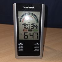 Intertronic Wetterstation ITR-Clock/Temp/Hum top Zustand