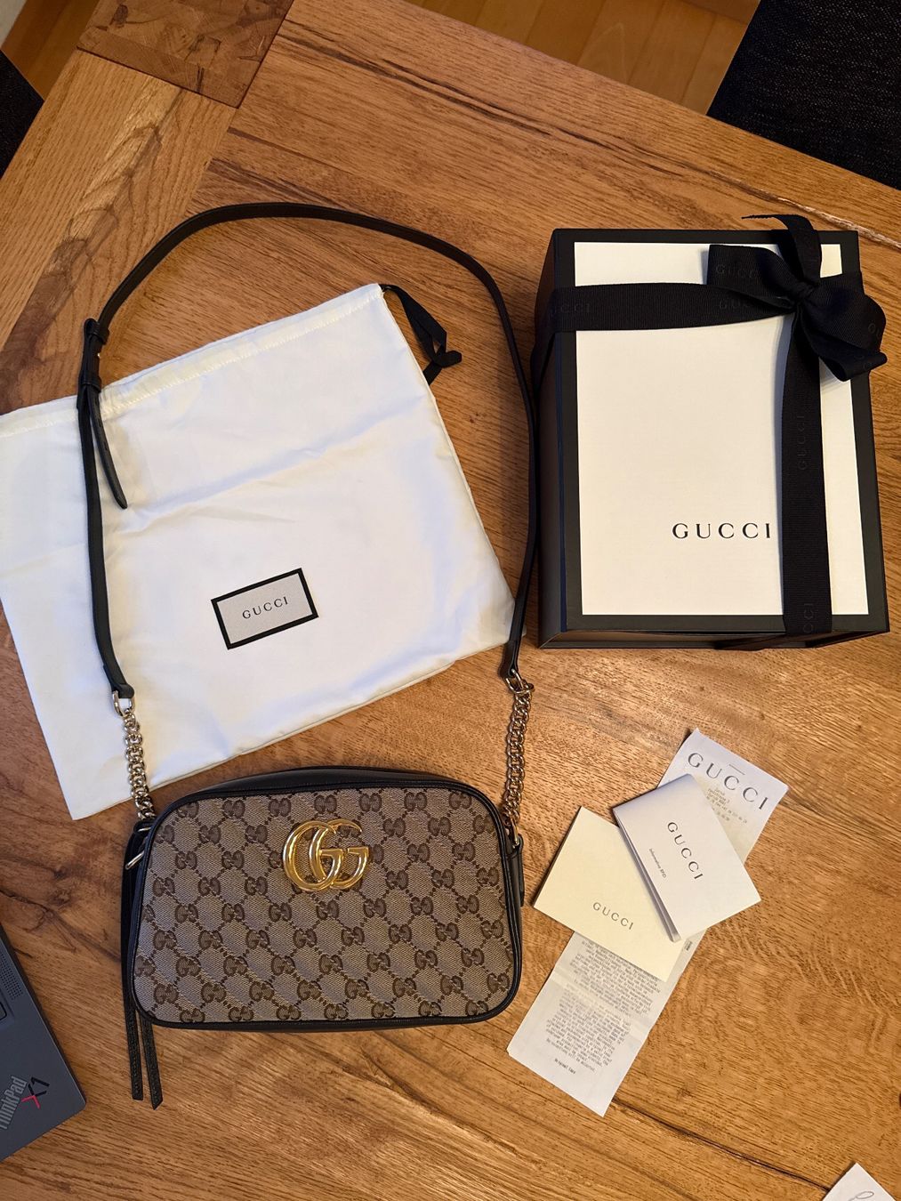 Gucci Borse da donna: GUCCI Marmont Small Monogram Canvas Crossbody Camera Bag – Nuovo e nell'imballaggio originale da Basel venduto da jetzt-wird-gemistet 9