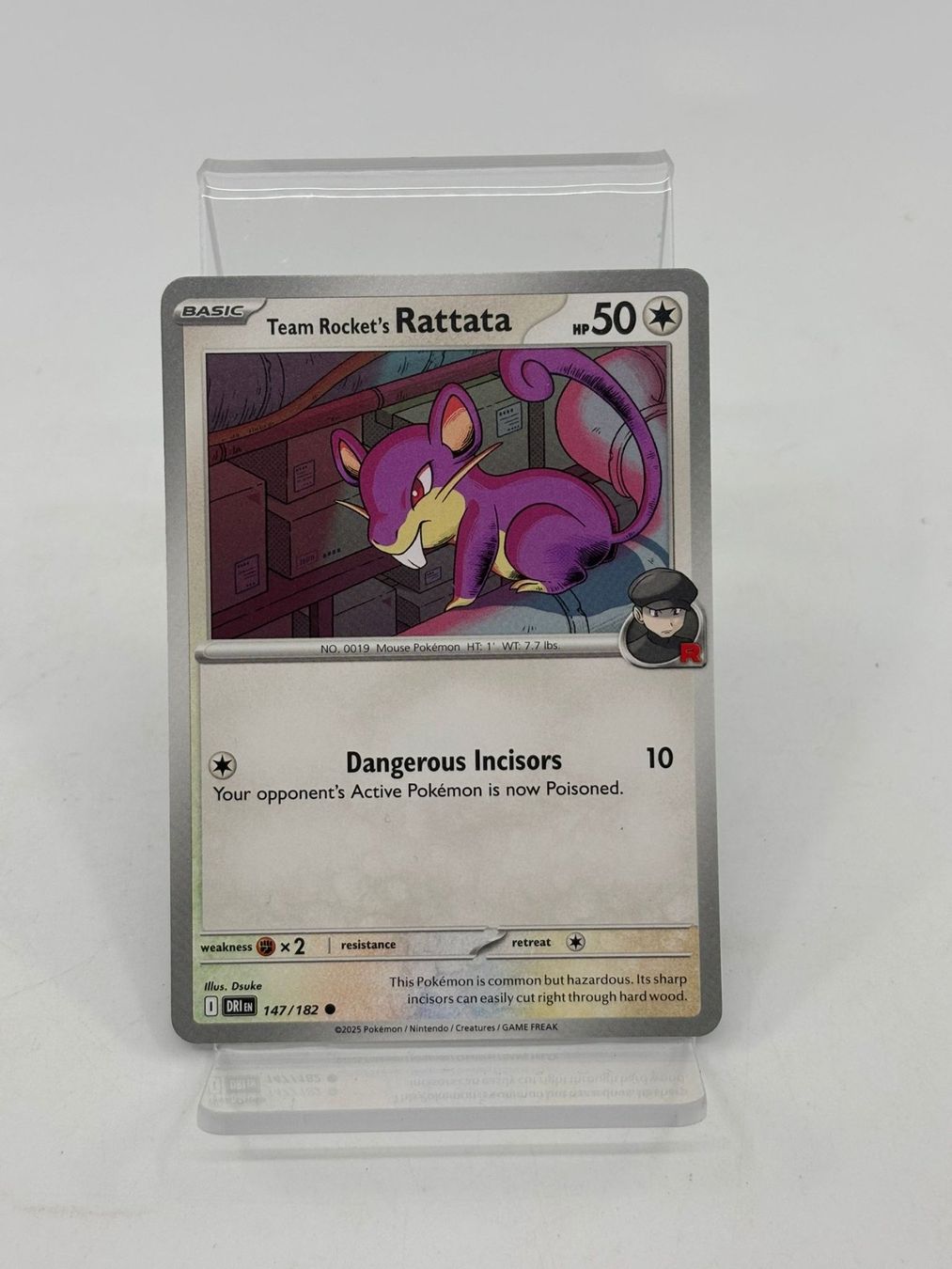 Pokémon Carte collezionabili: Pokemon Team Rocket's Rattata 147/182 – Usato da Herisau venduto da Pokemon2026