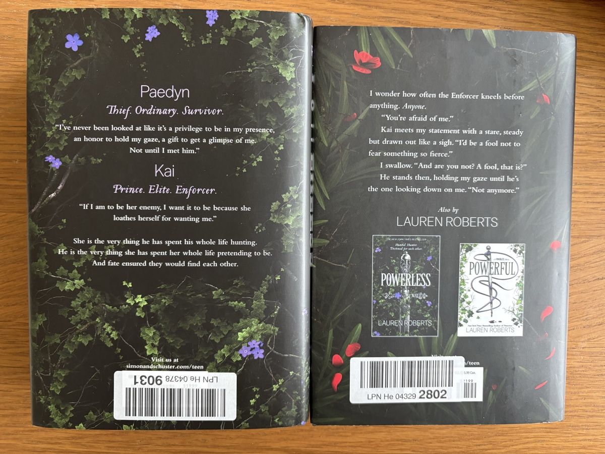 Libri: Lauren Roberts - Powerless & Reckless ENGLISCH – Usato da Basel venduto da mon_7pfq 1