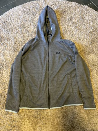 Jack Wolfskin Kapuzenjacke grau Grösse XL