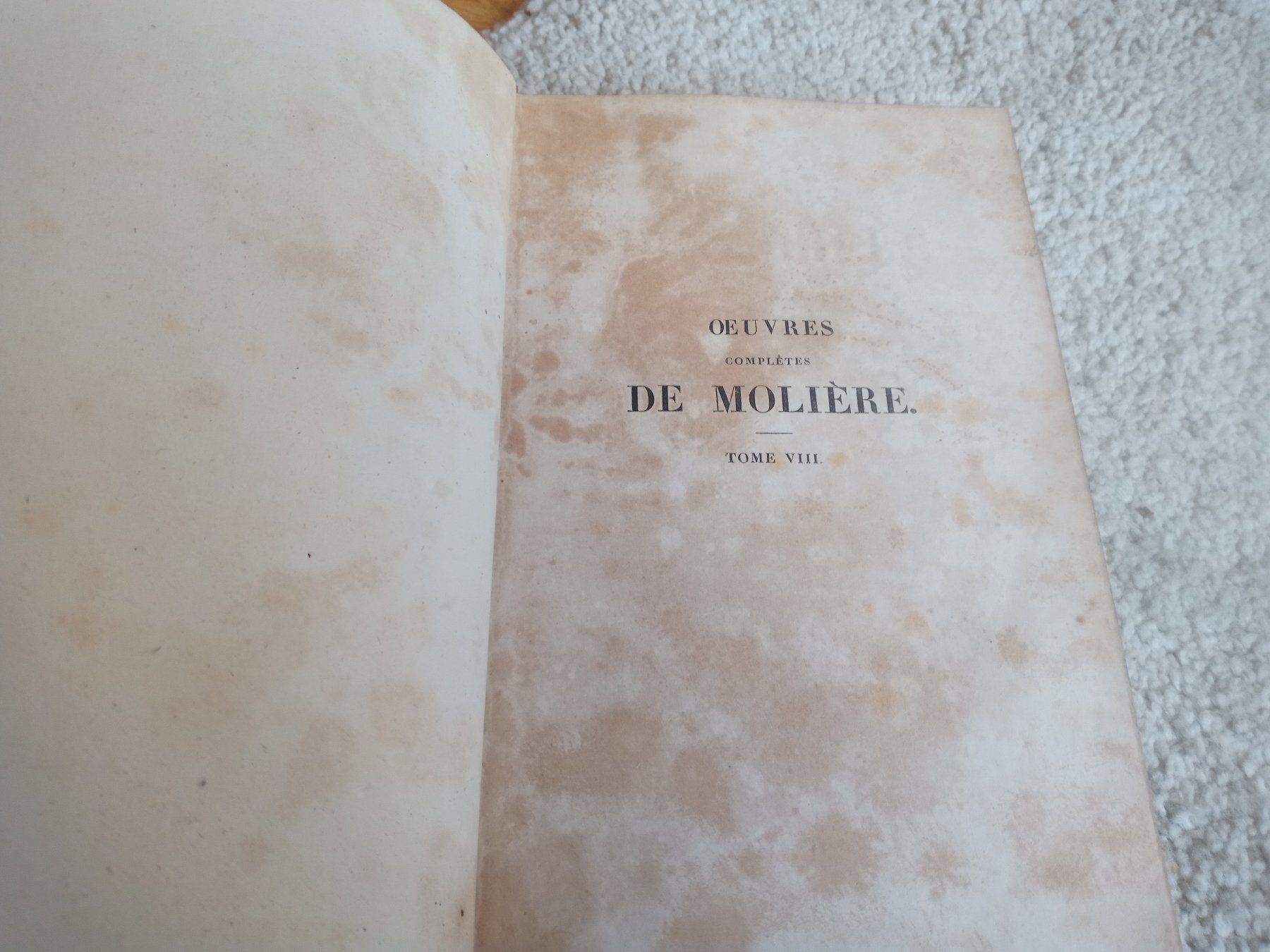 Libri: Oeuvres Complètes De Molière Avec Les Notes 1824-26 – Usato da Prez-vers-Siviriez venduto da Monija70 4