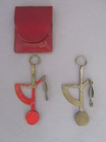 Vintage Briefwaage, Set mit Etui, Rarität!