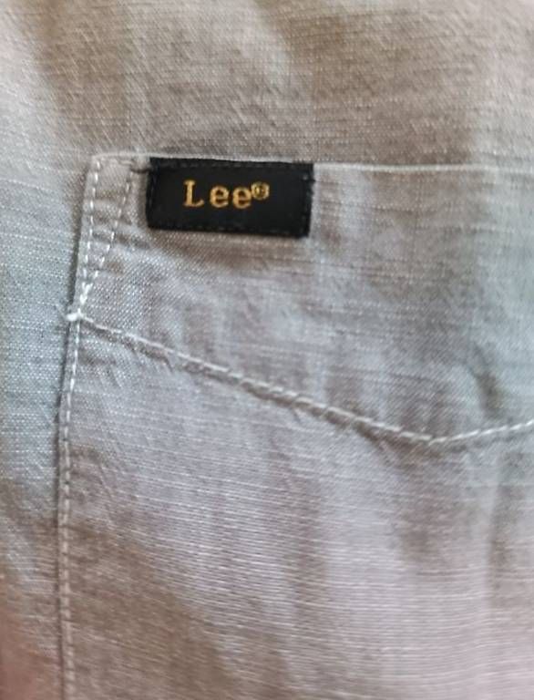 Camicie: Lee® Herrenhemd Freizeithemd Hemd Gr. XL grau – Usato da Greifensee venduto da Arkon616 2
