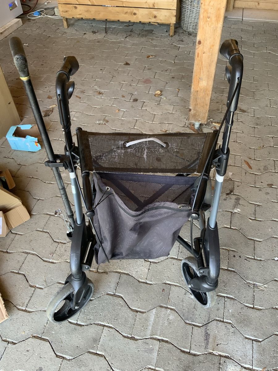 Ausili per la deambulazione: Rollator mit Gehstock – Usato da Lüterkofen venduto da Goldburg 2