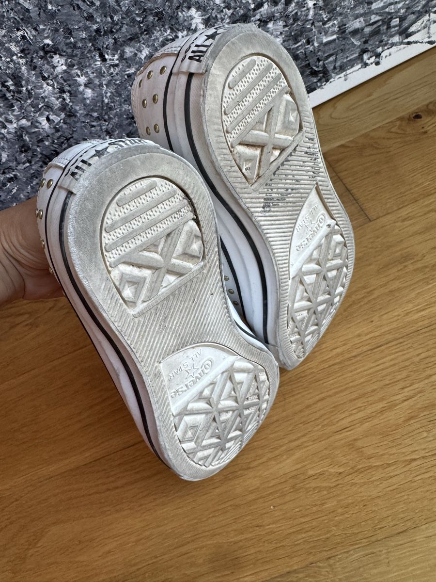Converse Scarpe da donna: Converse All Star weisses Leder  37.5 – Usato da Zürich venduto da LuxuryJewellery 3