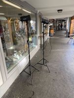 2 studio flasch lampe inkl. acc  lieferung gratis