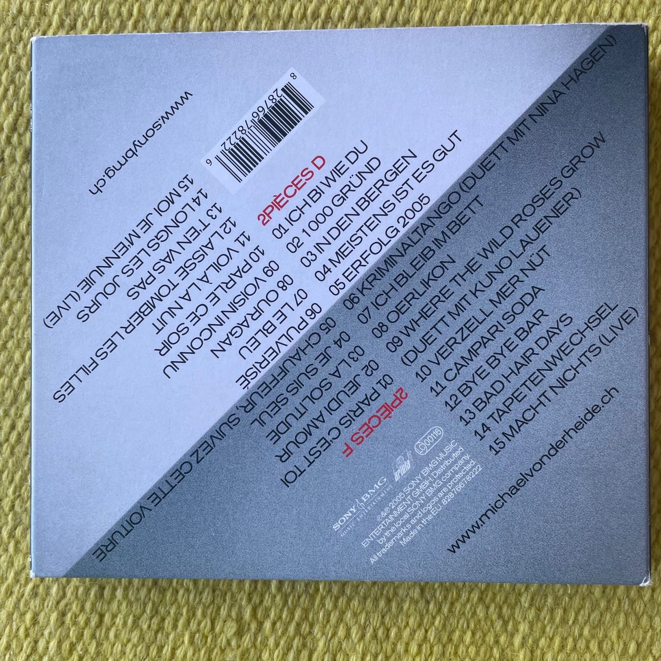 CDs: MICHAEL VON DER HEIDE-2CD 2PIECES – Gebraucht aus Rorschacherberg von CD-Roli 1