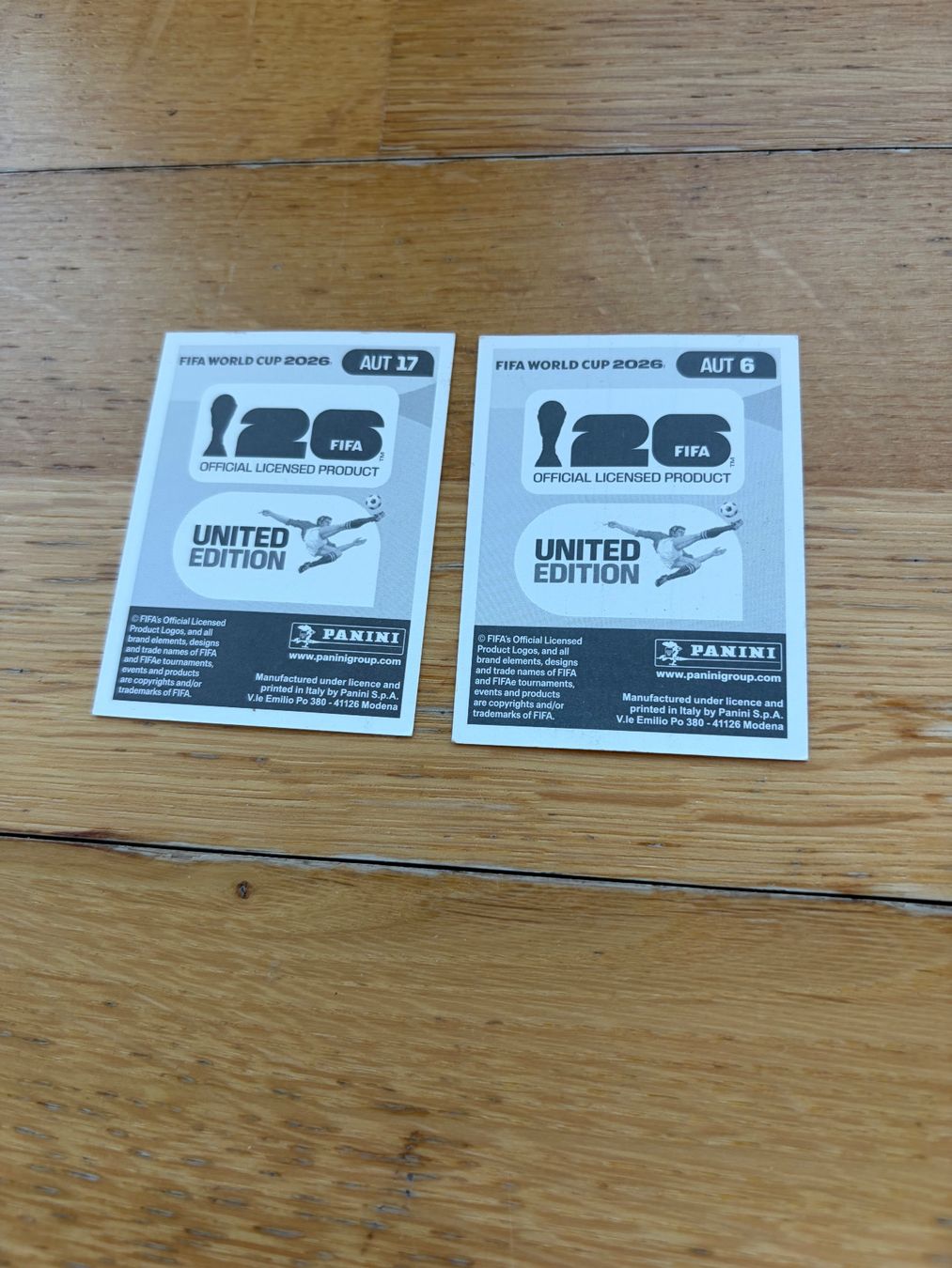 Panini Cartes à collectionner: Panini AUT 6,17 – Neuf (Voir description) à Zürich par bel5 1