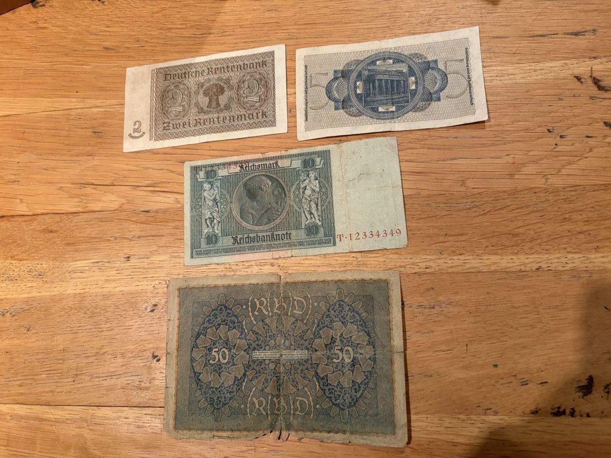 Billets de banque: billets de banque allemands historiques – D'occasion à Echallens par JAR69 1