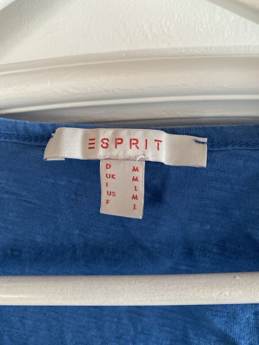 Esprit Top: Esprit Schwangerschaftstop, blau, Grösse M – Usato da St. Gallen venduto da Msgoethe 2