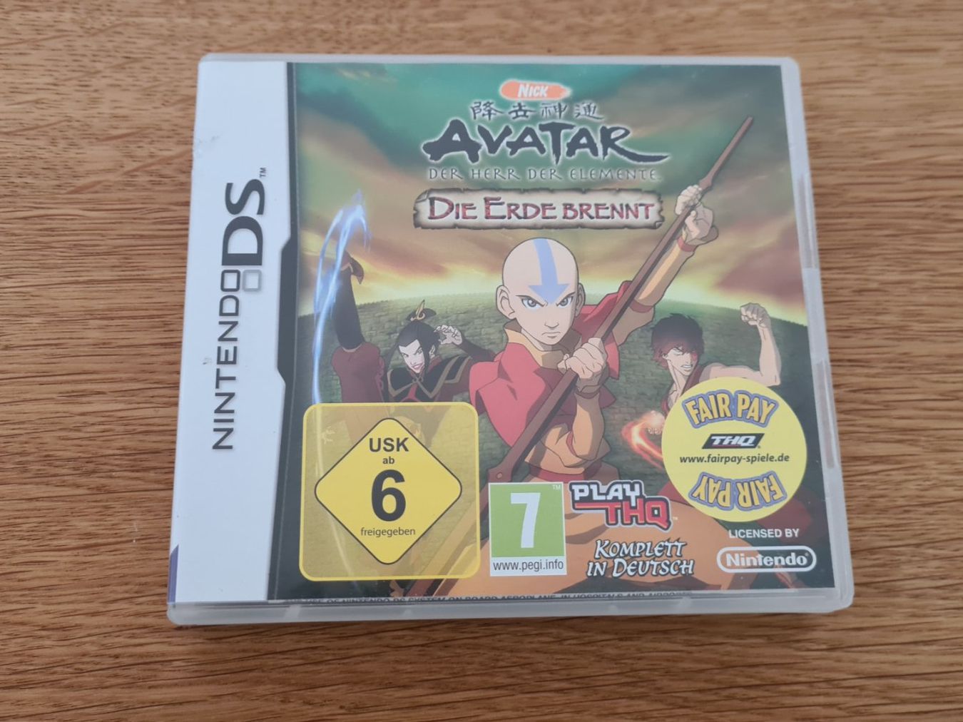 Nintendo Giochi: Avatar: Der Herr der Elemente - Die Erde brennt Nintendo – Usato da Winterthur venduto da stufaphi