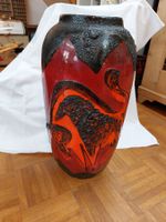 Midcentury Fat Lava, Bodenvase
