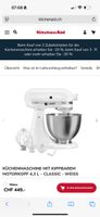 Kitchen Aid Küchenmaschine Classic Weiss inkl. Zubehör