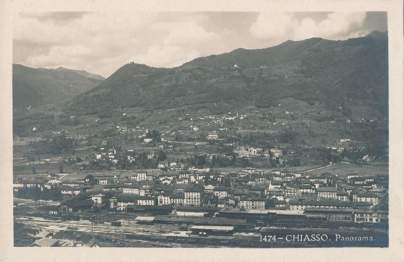 Cartoline postali: Chiasso - Panorama Bahnhof + c1920 – Usato da Emmenbrücke venduto da teestube