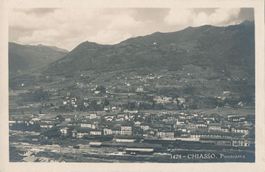 Chiasso - Panorama Bahnhof + c1920