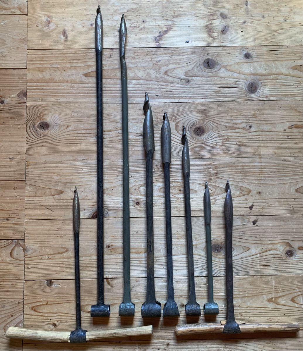 Armée suisse Tous les outils: 8 Langloch-Holzbohrer der CH Armee – D'occasion à Goldingen par Bergler012 1