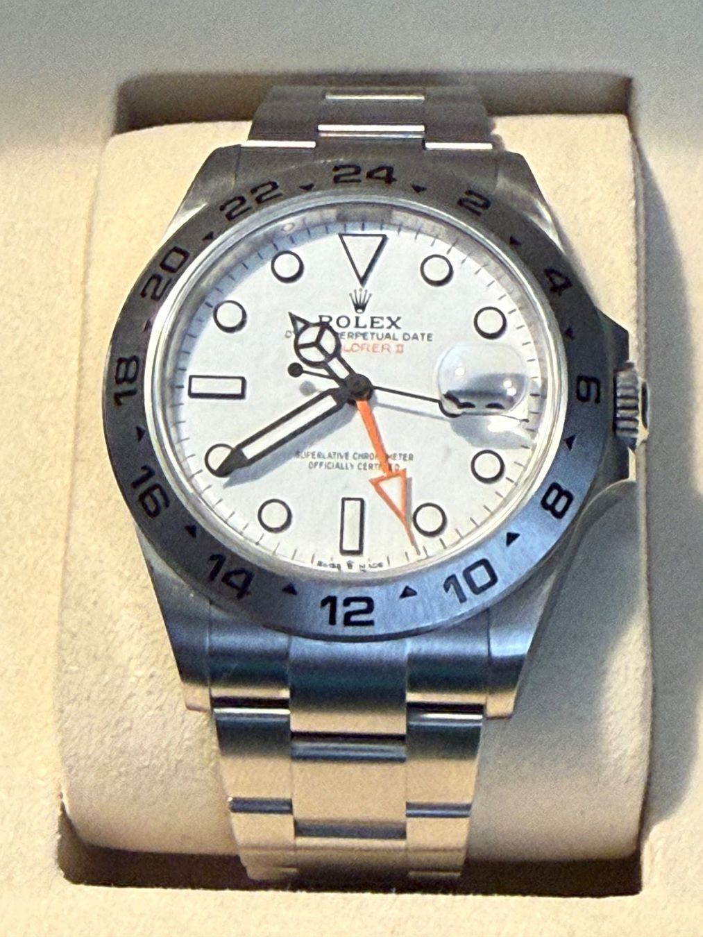 Rolex Orologi: Rolex Explorer II white dial - Ref 226570 - from 04/25 – Usato da Zürich venduto da Bguggi 1