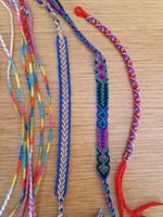 Bändeli Armbänder farbig Set Neu