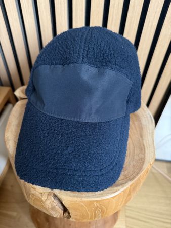 Winter hat: Blue fleece cap - warm and stylish! New