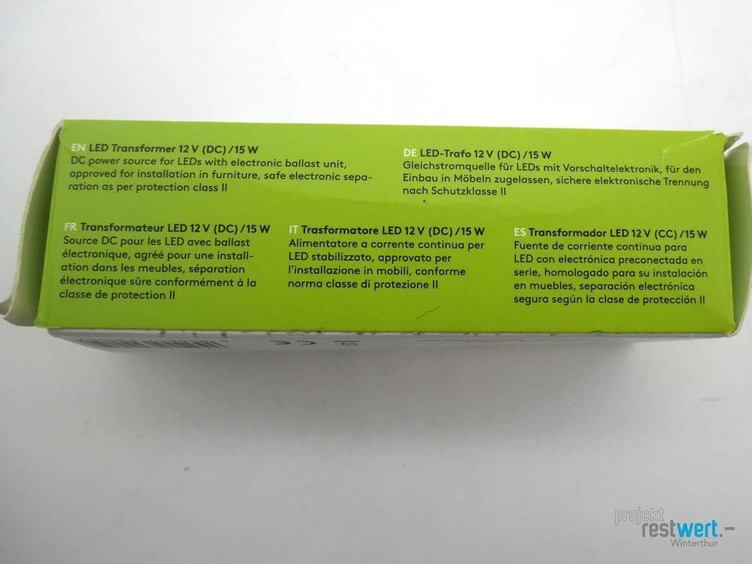 Componenti elettronici: GOOBAY LED-Trafo 12V, max. 15W – Nuovo (secondo la descrizione) da Winterthur venduto da Restwert_Winterthur 5