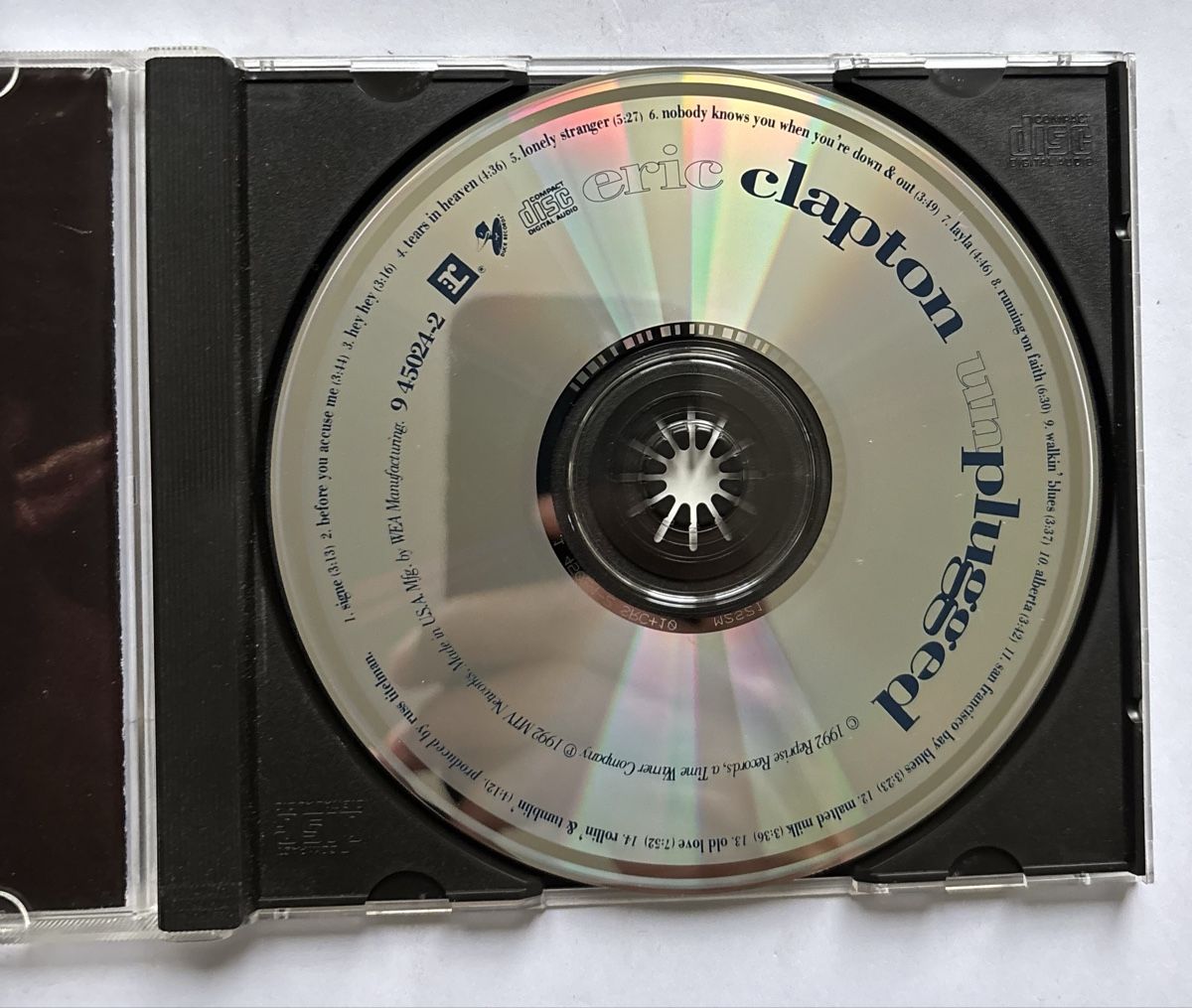 CD: Eric Clapton - Unplugged CD - NM/VG+ – Usato da Neuchâtel venduto da Deivid2 2