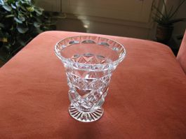 Kristallvase Höhe 13 cm