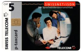 Telecom SwissNet, ISDM I - seltene Chip Geschenk Taxcard