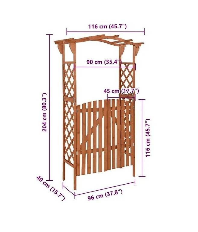 Altre Decorazioni per giardino: Pergola Bambus Gartentor – Nuovo e nell'imballaggio originale da Basel venduto da Sita77 1