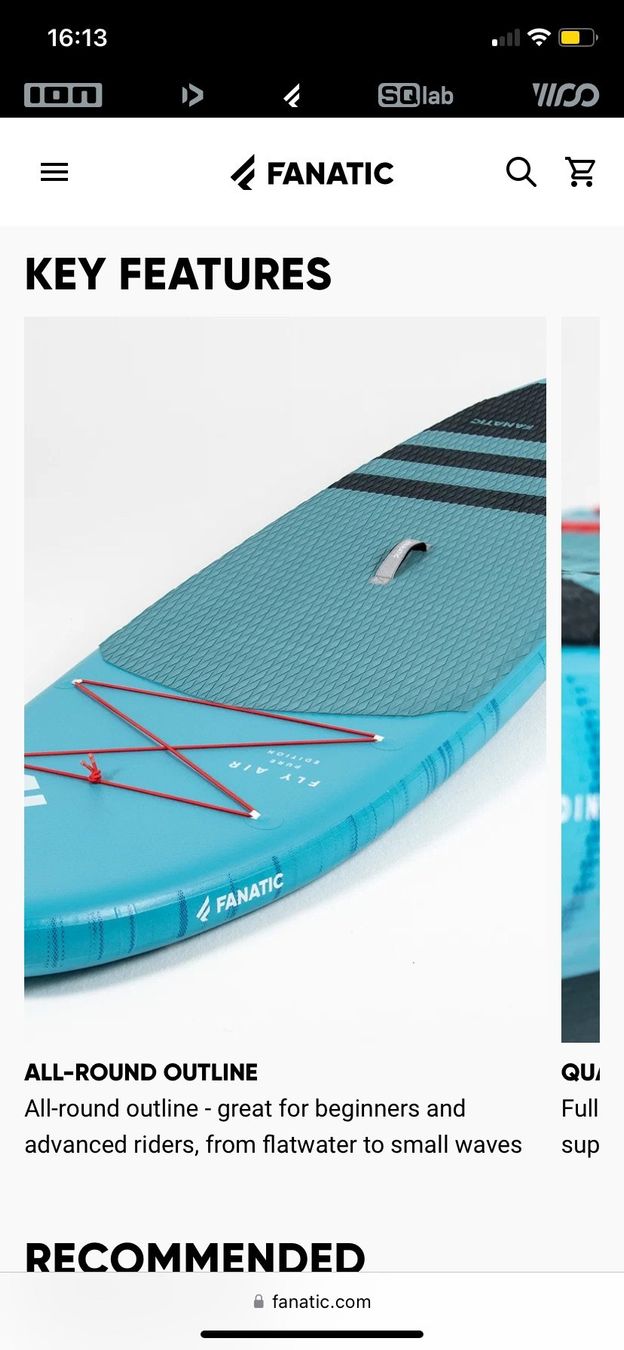 Tavole da surf e di nuoto: Fanatic SUP 10ft 4" – Usato da Zürich venduto da JimP9 5