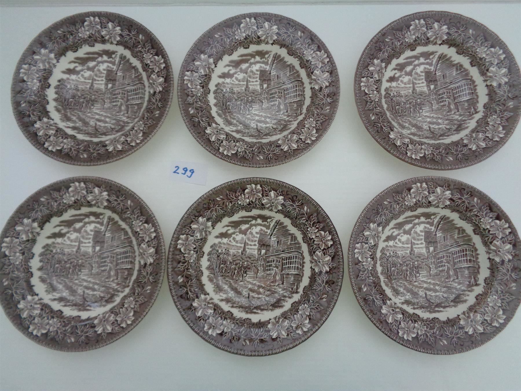 Piatti: 6 Suppenteller Royal Tudor Ware England – Usato da Chur venduto da omonia