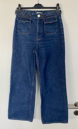 Jean Sandro en denim taille 38 – Modèle tressé