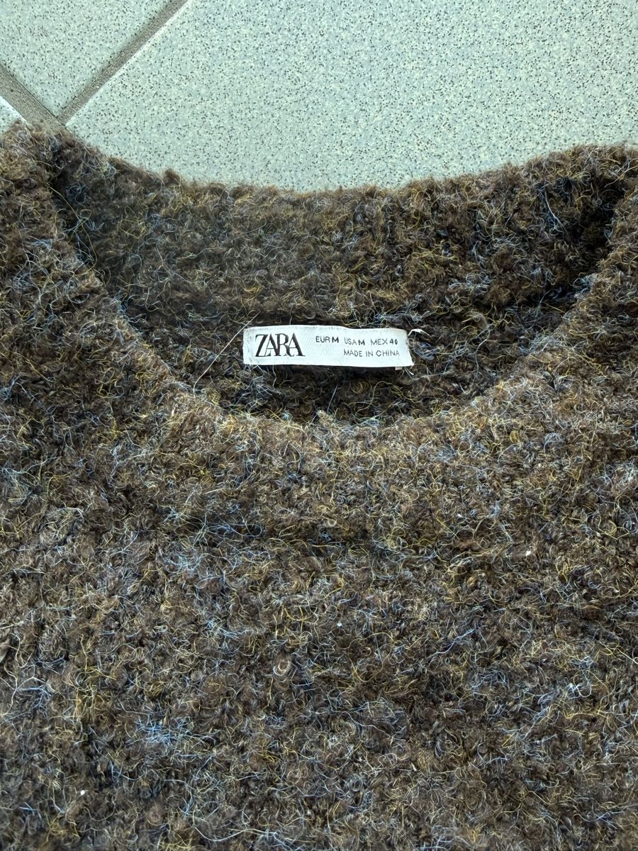 Zara Pullover & Sweatshirts: Zara brown textured knit sweater. Size M. Fall. Chic! – Gebraucht aus Genève von rem_q9k9 1