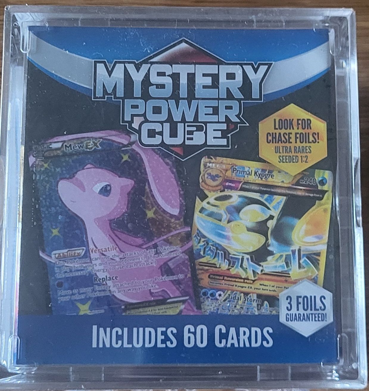 Pokémon Carte collezionabili: Mystery Power Cube - Mew EX e Primal Kyogre + 1 Gratis Boost – Nuovo e nell'imballaggio originale da Winterthur venduto da VZ123