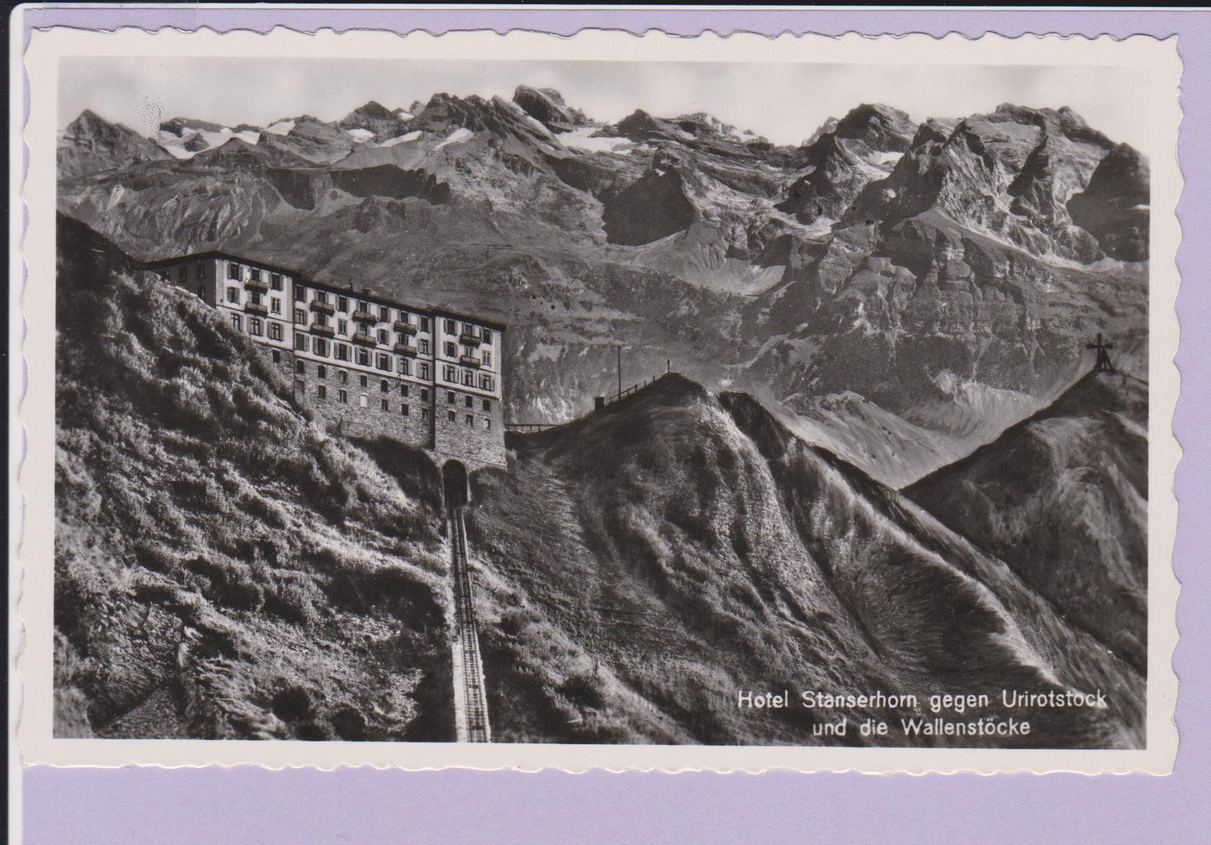 Ansichtskarten: Hotel Stanserhorn   -   alte Ansichtskarte – Gebraucht aus Vitznau von Ropaku
