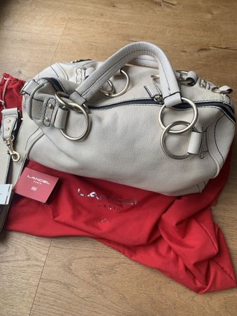 Sac Lancel, Cuir blanc cassé