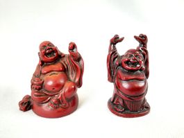 Lachende BUDDHA rot ca. 5 cm