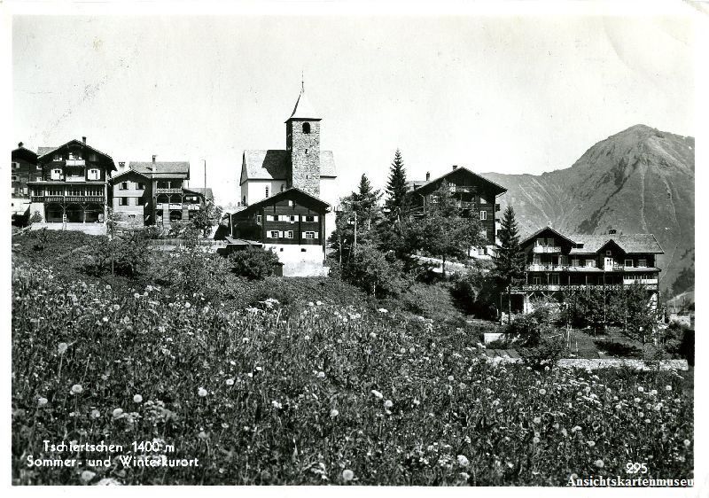 Cartoline postali: Tschiertschen + 1947 – Usato da Emmenbrücke venduto da teestube
