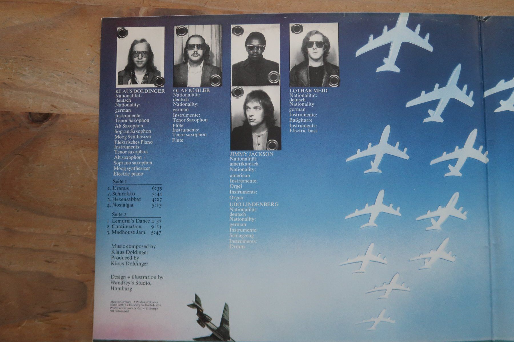 Dischi in vinile: PASSPORT - DOLDINGER - mit Udo Lindenberg - VINYL LP – Usato da Basel venduto da Patiscat 5