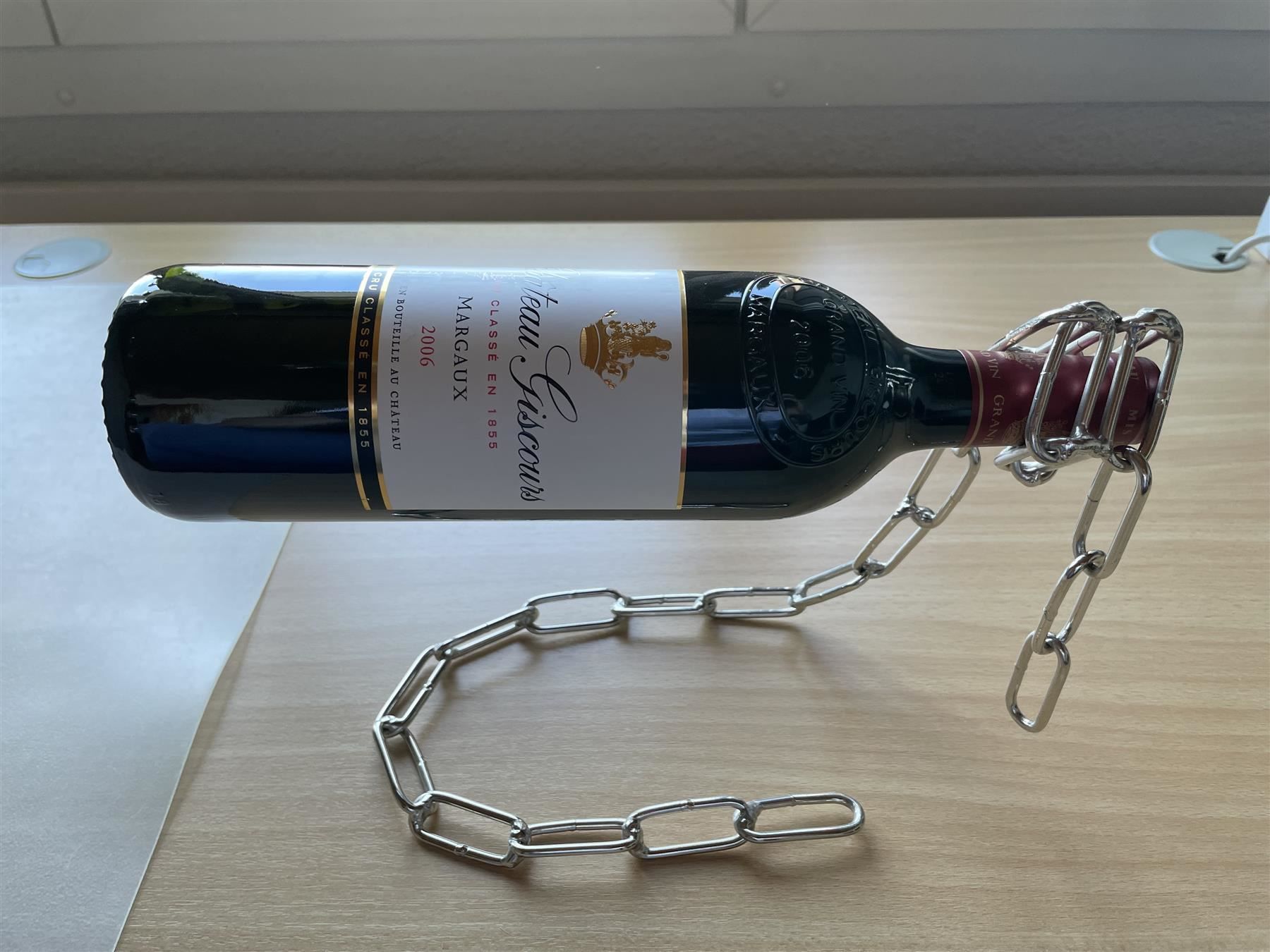 Altro per la casa: Weinflaschenhalter - schwebende Kette – Nuovo e nell'imballaggio originale da Diepoldsau venduto da preisparadies-ch