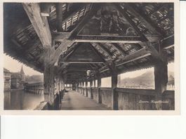 Luzern Kappellbrücke ca. 1930