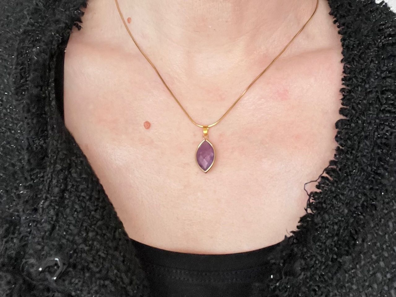 Anhänger: Collier avec pendentif en améthyste - Amethyst Anhäger – Neu und originalverpackt aus Pully von sunaddict 1