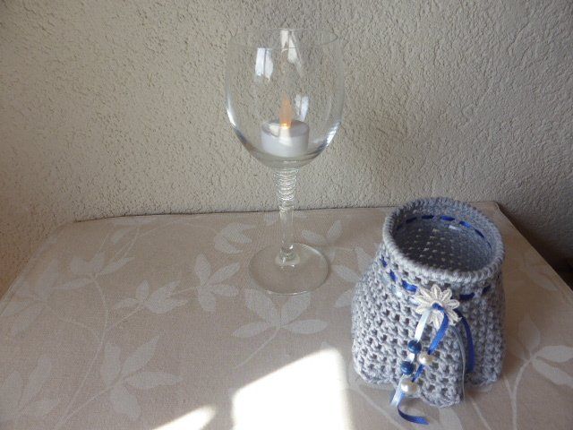 Tutte le decorazioni: Deko Wein Glas Windlicht Lämpli – Nuovo (secondo la descrizione) da Hitzkirch venduto da kleinerbaer01 3